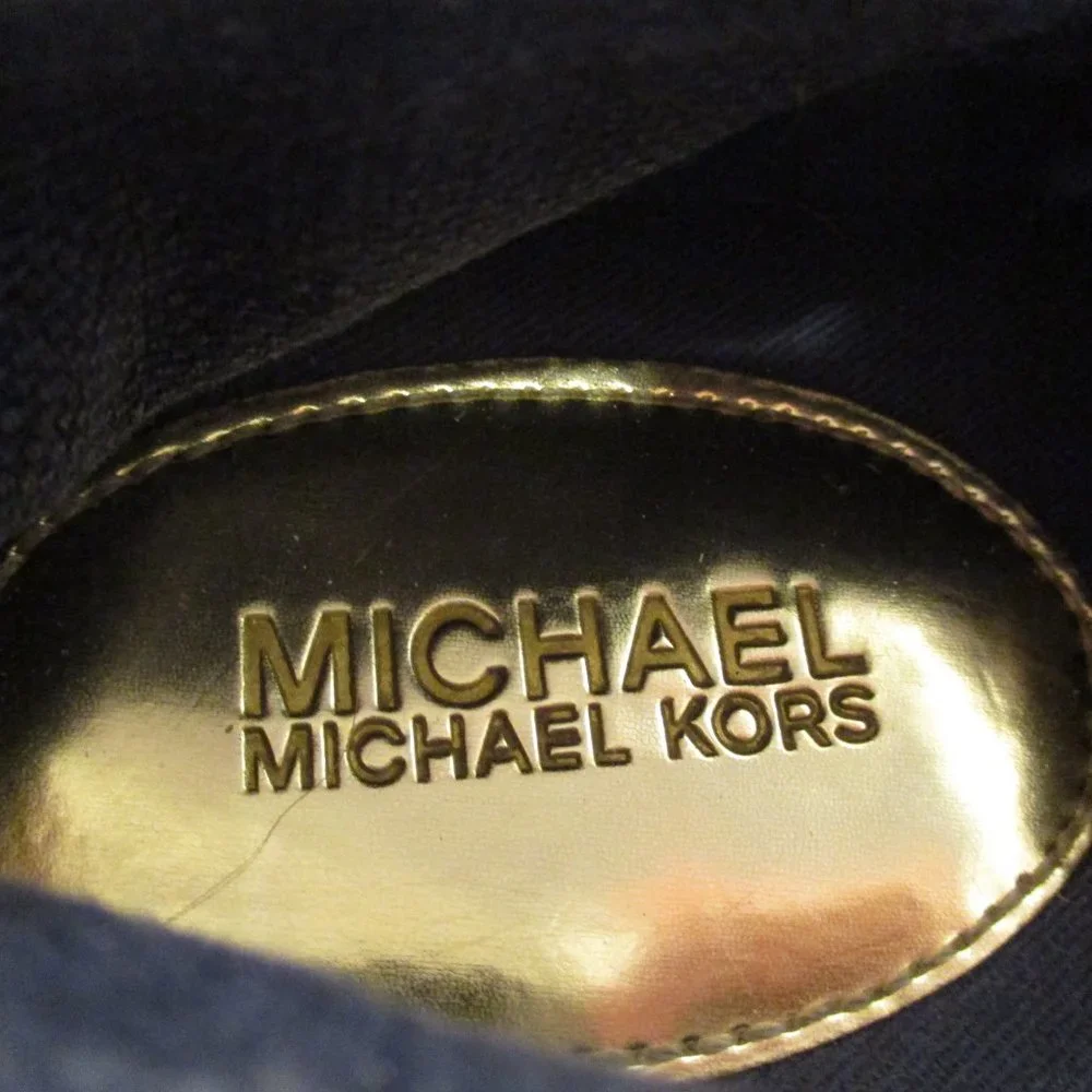 MICHAEL Michael Kors Shoes Woman Size 8.5 Blue White Outdoor Travel Resort Shoes